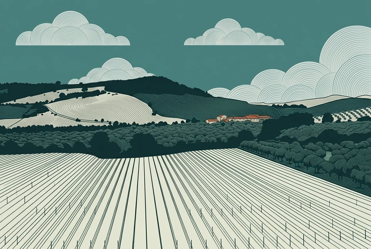 La tenuta Ceraudo fra i vigneti